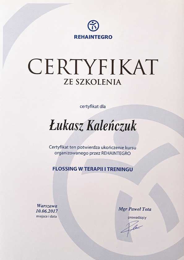 Skan certyfikatu