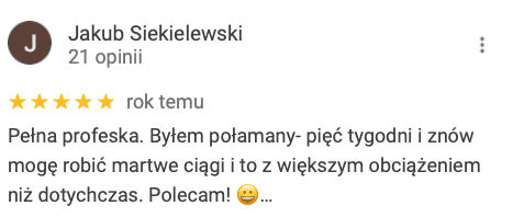 Fizjoterapia i Trening Personalny | Warszawa
